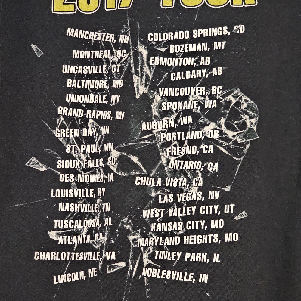 Def Leppard 2017 Tour Tee - Poison & Tesla - Size Medium - Picture 5 of 8